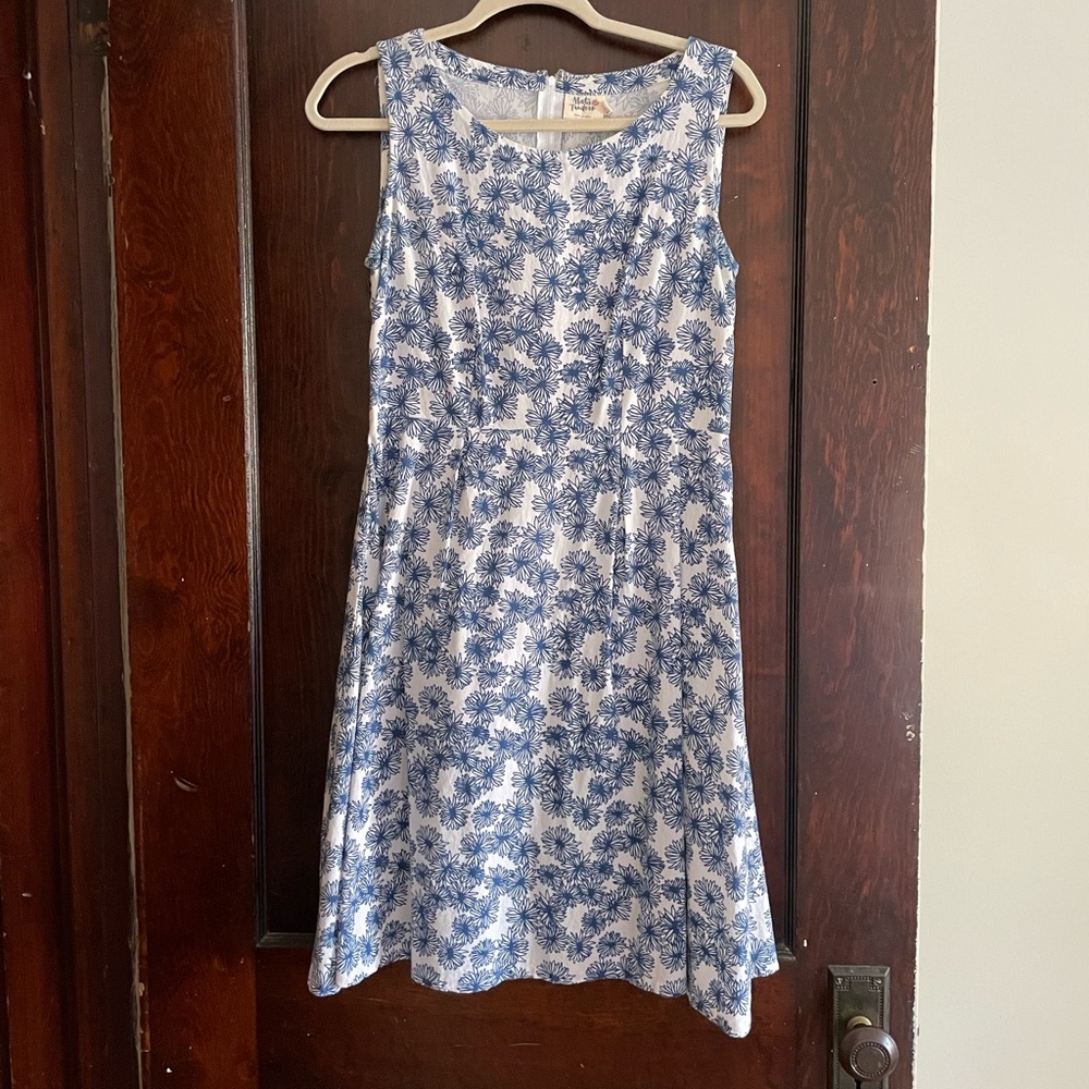 Mata Traders A-line blue floral dress size S